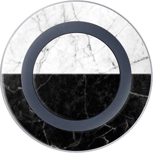 Marble Split Wireless Charger Skin