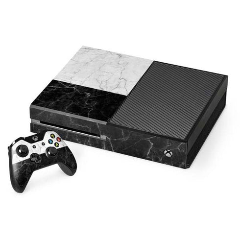 Marble Split Xbox One Console and Controller Bundle Skin