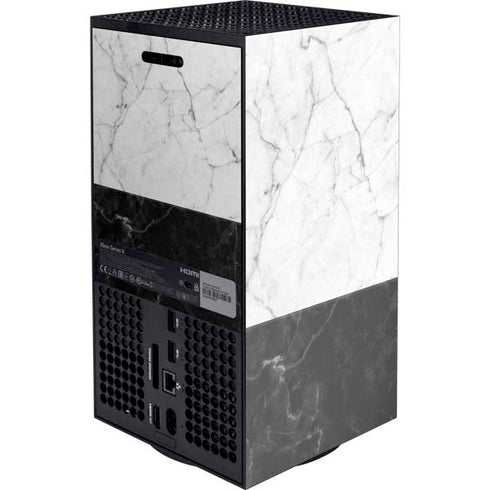 Marble Split Xbox Series X Console Skin