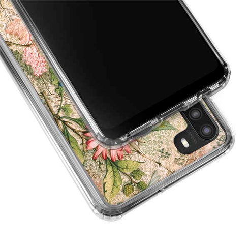 William Kilburn Marbled Paper Galaxy A21 Clear Case