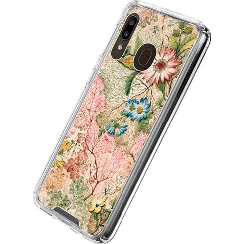 William Kilburn Marbled Paper Galaxy A30 Clear Case