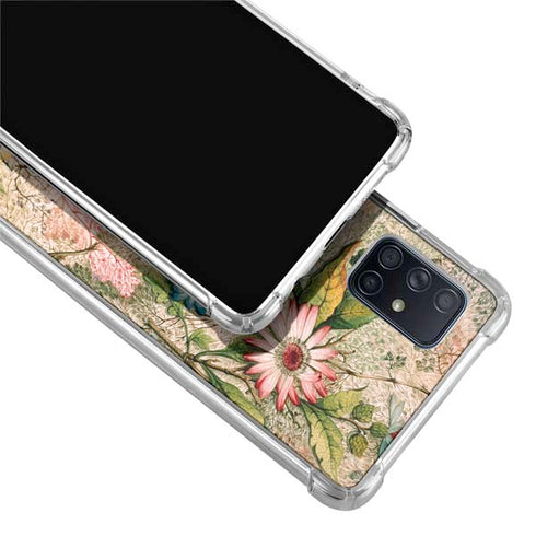 William Kilburn Marbled Paper Galaxy A51 5G Clear Case