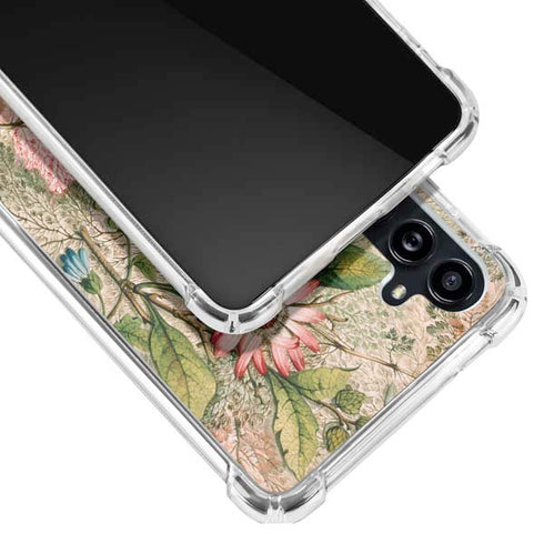 Marbled Paper by William Kilburn Galaxy A54 5G Clear Case