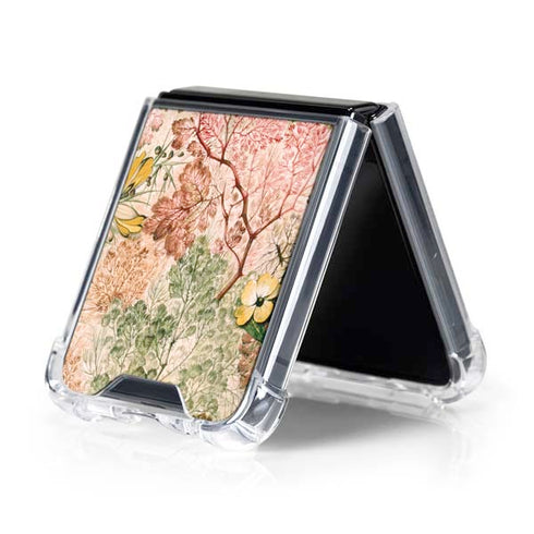 Marbled Paper by William Kilburn Galaxy Z Flip5 5G Clear Case