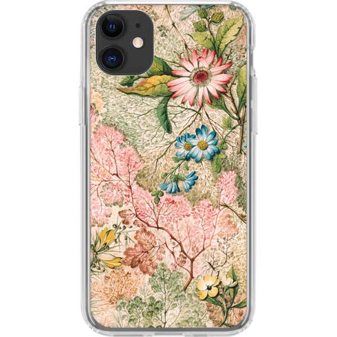 Marbled Paper by William Kilburn iPhone 11 Clear Case