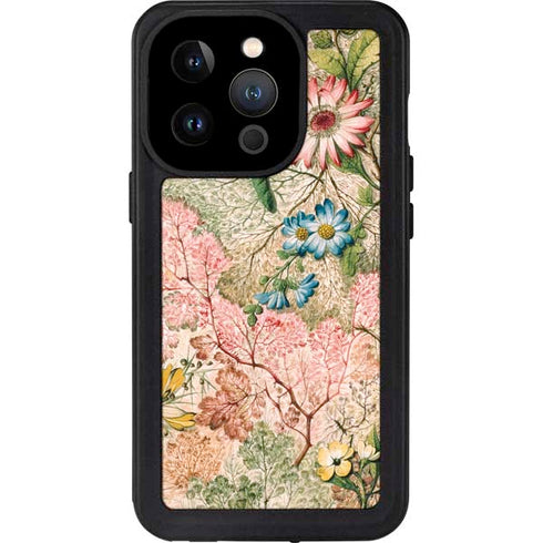 Marbled Paper by William Kilburn iPhone 15 Pro Waterproof Case