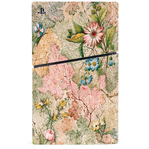 Marbled Paper by William Kilburn PS5 Slim Digital Edition Console Skin