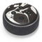 Marbleized Black Amazon Echo Dot Skin