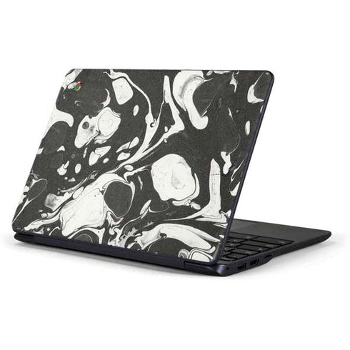 Marbleized Black Samsung Chromebook Skin