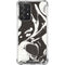 Marbleized Black Galaxy A52 5G Clear Case
