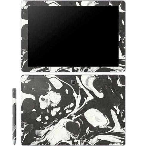 Marbleized Black Galaxy Book 12in Skin