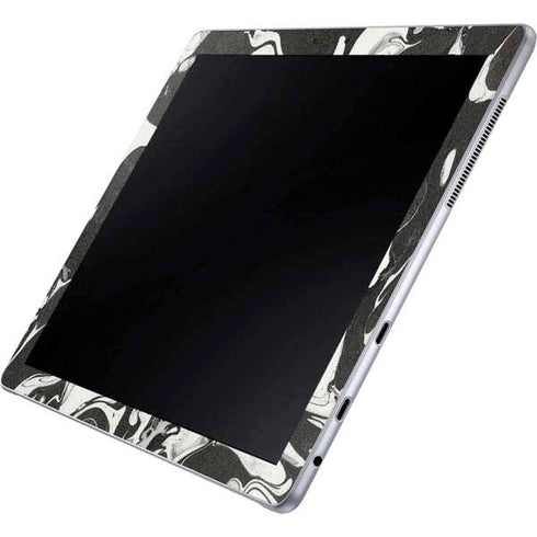 Marbleized Black Galaxy Book 12in Skin