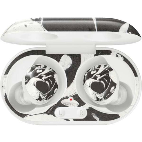 Marbleized Black Galaxy Buds Plus Skin