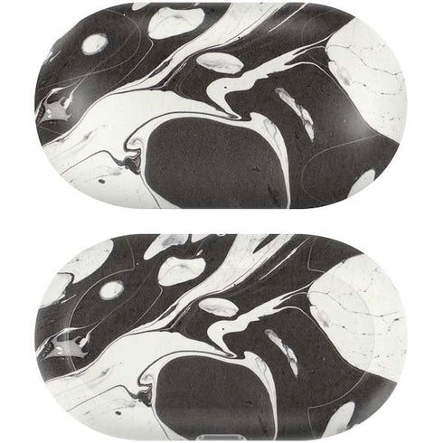 Marbleized Black Galaxy Buds Plus Skin