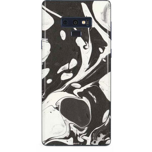Marbleized Black Galaxy Note 9 Skin