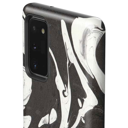 Marbleized Black Galaxy Note20 5G Pro Case