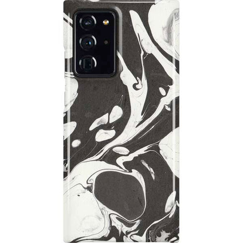 Marbleized Black Galaxy Note20 Ultra 5G Lite Case