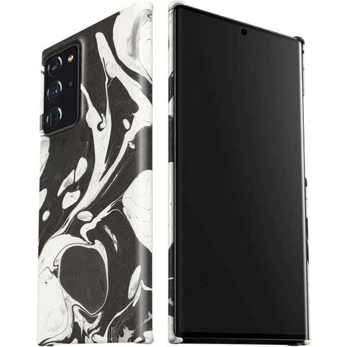 Marbleized Black Galaxy Note20 Ultra 5G Lite Case