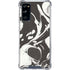 Marbleized Black Galaxy S20 FE Clear Case