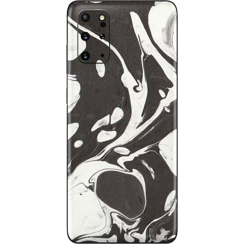 Marbleized Black Galaxy S20 Plus Skin
