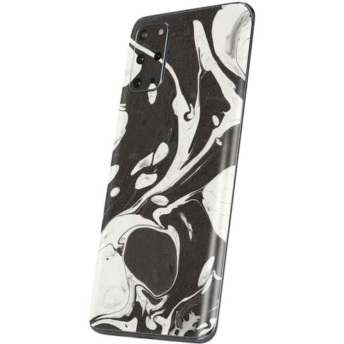Marbleized Black Galaxy S20 Plus Skin