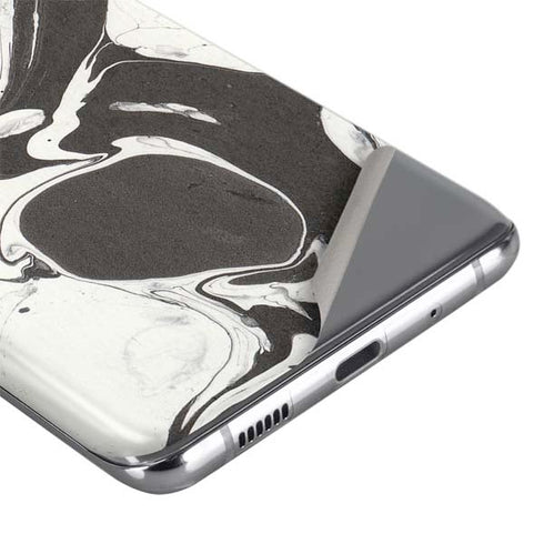 Marbleized Black Galaxy S20 Plus Skin