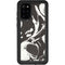 Marbleized Black Galaxy S20 Plus Waterproof Case