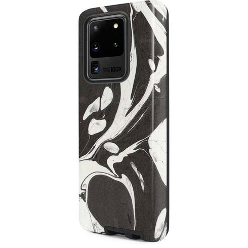 Marbleized Black Galaxy S20 Ultra 5G Pro Case