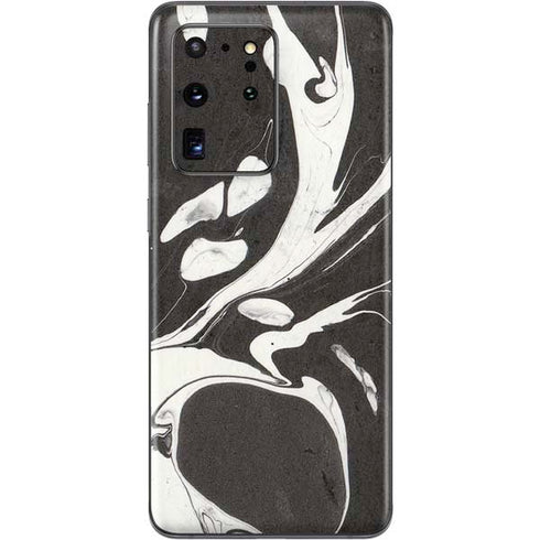 Marbleized Black Galaxy S20 Ultra 5G Skin