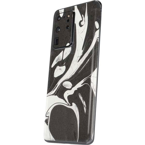 Marbleized Black Galaxy S20 Ultra 5G Skin