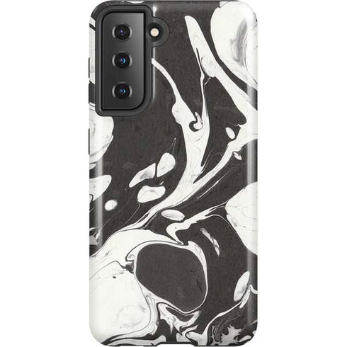 Marbleized Black Galaxy S21 5G Pro Case