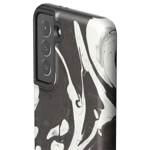 Marbleized Black Galaxy S21 5G Pro Case