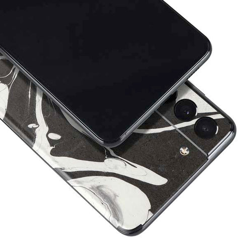 Marbleized Black Galaxy S21 5G Skin