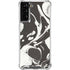 Marbleized Black Galaxy S21 FE Clear Case