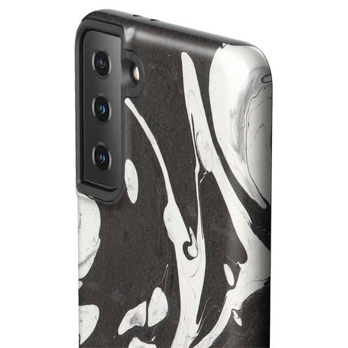 Marbleized Black Galaxy S21 Plus 5G Pro Case
