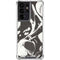 Marbleized Black Galaxy S21 Ultra 5G Clear Case