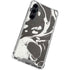 Marbleized Black Galaxy S23 FE Clear Case