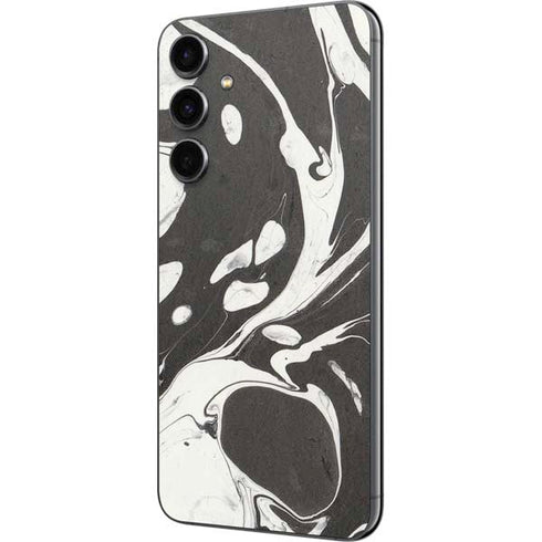 Marbleized Black Galaxy S23 FE Skin