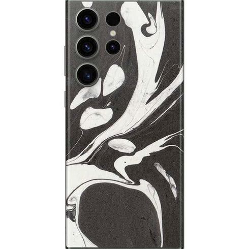Marbleized Black Galaxy S23 Ultra Skin