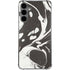 Marbleized Black Galaxy S24 Plus Clear Case