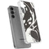 Marbleized Black Galaxy S24 Plus Clear Case