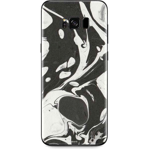 Marbleized Black Galaxy S8 Plus Skin