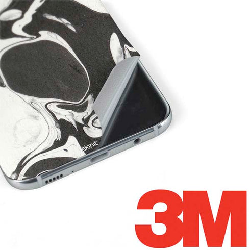 Marbleized Black Galaxy S8 Skin