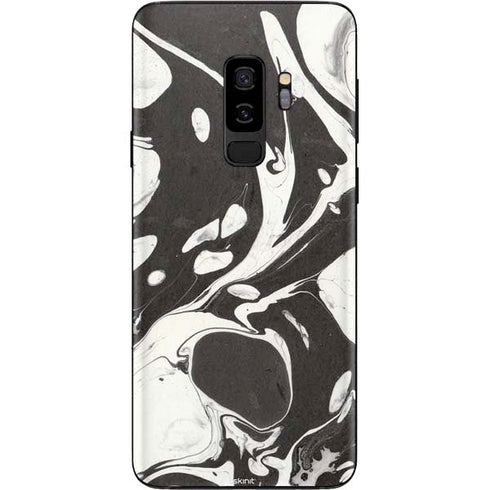 Marbleized Black Galaxy S9 Plus Skin