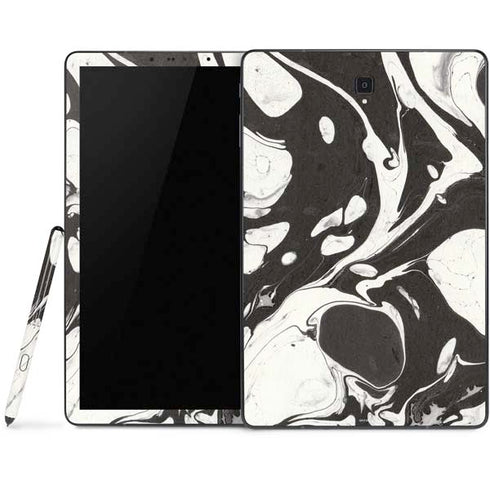 Marbleized Black Samsung Galaxy Tab Skin