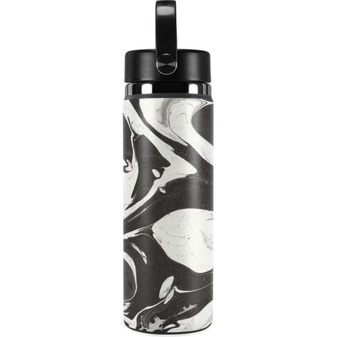 Marbleized Black Hydro Flask 20oz Wide Mouth Skin