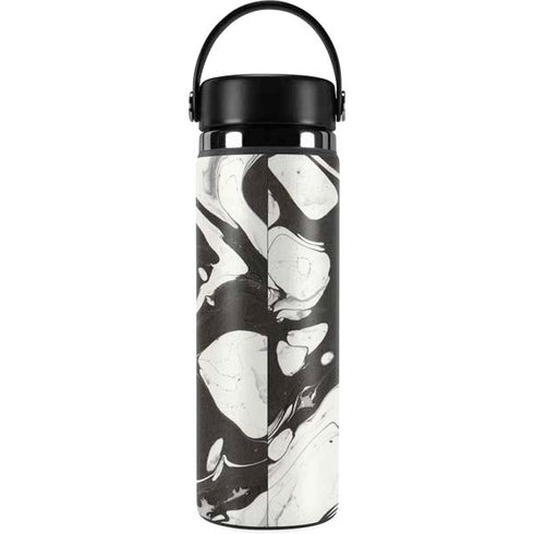 Marbleized Black Hydro Flask 20oz Wide Mouth Skin