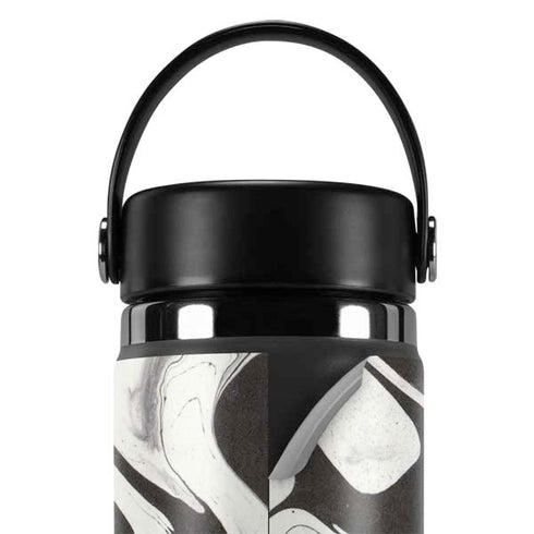Marbleized Black Hydro Flask 20oz Wide Mouth Skin