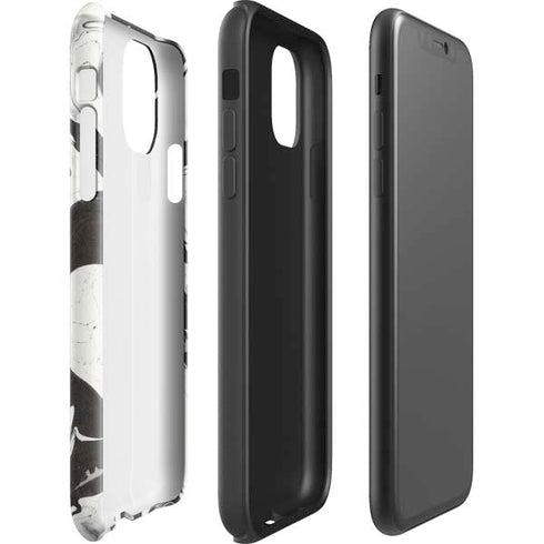 Marbleized Black iPhone 11 Impact Case