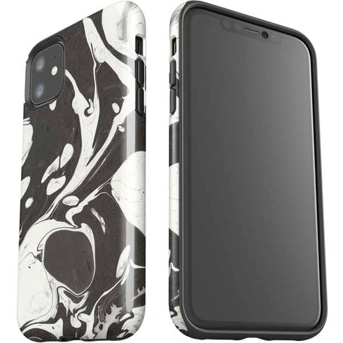 Marbleized Black iPhone 11 Impact Case